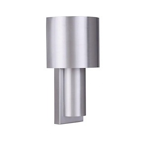 Midtown - 10W 1 LED Small 2-Tiered Outdoor Pocket Lantern In Contemporary Style-10.91 Inches Tall and 5.91 Inches Wide