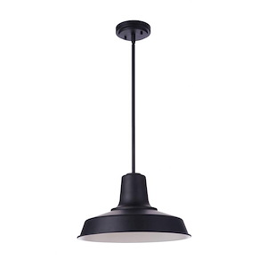 Briscoe - 1 Light Outdoor Pendant-9.45 Inches Tall and 14.96 Inches Wide - 1274982