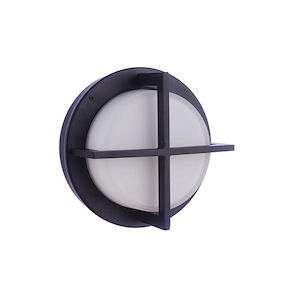 Bulkhead - 2 Light Round Outdoor Wall/Flush Mount In Contemporary Style-10 Inches Tall and 10 Inches Wide