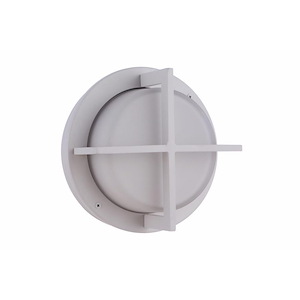 Bulkhead - 2 Light Round Outdoor Wall/Flush Mount In Contemporary Style-10 Inches Tall and 10 Inches Wide