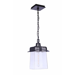 Smithy - 1 Light Outdoor Pendant-15 Inches Tall and 9 Inches Wide