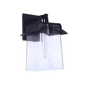 Smithy - 1 Light Outdoor Wall Lantern-17 Inches Tall and 11 Inches Wide - 1324918