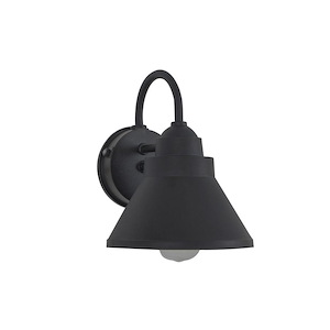 Resilience - 1 Light Outdoor Wall Lantern-10 Inches Tall and 8 Inches Wide - 1325076