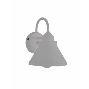 Resilience - 1 Light Outdoor Wall Lantern-10 Inches Tall and 8 Inches Wide - 1325076