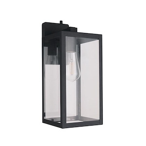 Harris 1 Light Outdoor Wall Lantern with Photocell 15.63 Inch Tall and 6.5 Inch Wide - 1397289