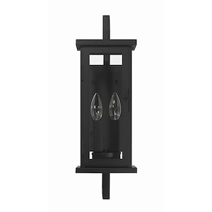 Jordan 2 Light Outdoor Wall Lantern 20 Inch Tall and 6.5 Inch Wide - 1397304
