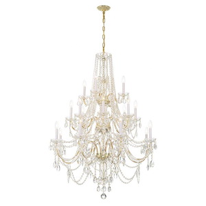Traditional Crystal - 20 Light Chandelier In Traditional Style-52.5 Inches Tall and 37 Inches Wide