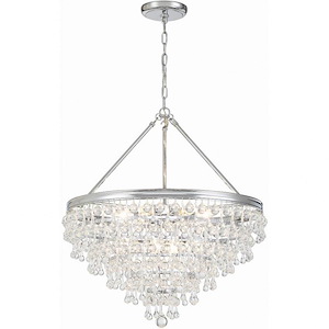 Calypso - Eight Light Chandelier in Classic Style - 25 Inches Wide by 27 Inches High - 406260