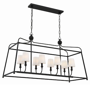 Sylvan - 8 Light Chandelier In Modern Style-25 Inches Tall and 42 Inches Wide - 1279549