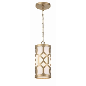 Jennings - One Light Pendant in Timeless Style - 6 Inches Wide by 14.25 Inches High