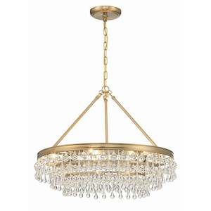 Calypso - 6 Light Chandelier-19.75 Inches Tall and 25 Inches Wide - 1295959