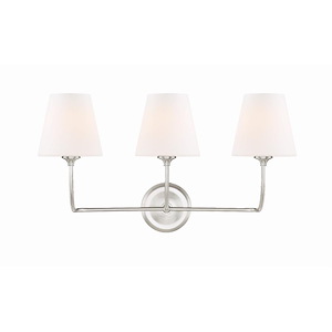 Sylvan 3 Light Bath Vanity in Classic Style - 23.25 Inches Wide by 13.25 Inches High - 1083639