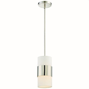 Grayson - One Light Pendant in Minimalist Style - 6 Inches Wide by 19 Inches High