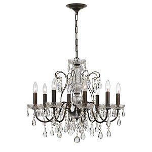 Butler - 8 Light Chandelier in Minimalist Style - 25.5 Inches Wide by 22 Inches High