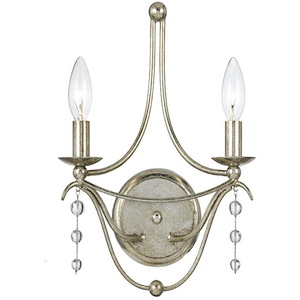 Metro - Two Light Wall Sconce In Traditional And Contemporary Style - 10 Inches Wide By 14.5 Inches High - 1208928