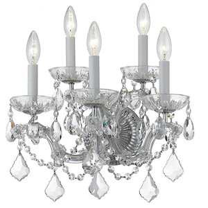Maria Theresa - Five Light Wall Sconce in Classic Style - 13.5 Inches Wide by 16 Inches High