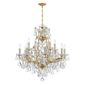 Maria Theresa - Twelve Light Chandelier in Classic Style - 29 Inches Wide by 30 Inches High