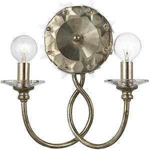 Willow - Two Light Sconce In Classic Style - 10.5 Inches Wide By 11 Inches High