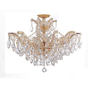 Maria Theresa - Six Light Semi-Flush Mount in Classic Style - 27 Inches Wide by 20 Inches High - 430159