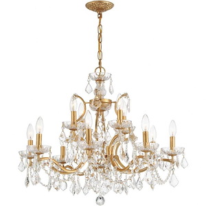 Filmore - 12 Light Chandelier In Traditional Style-24 Inches Tall and 29 Inches Wide