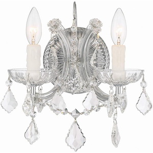 Maria Theresa - Two Light Wall Sconce in Classic Style - 10.5 Inches Wide by 12.5 Inches High