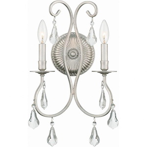 Ashton - Two Light Wall Sconce in Minimalist Style - 10.5 Inches Wide by 18.5 Inches High - 406522
