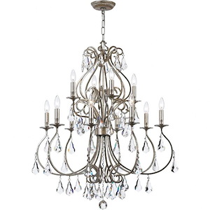 Ashton - 12 Light Chandelier In Traditional Style-37 Inches Tall and 32 Inches Wide - 1279591