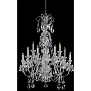 Crystal - 10 Light Chandelier In Classic Style - 36 Inches Wide By 46 Inches High - 1209589