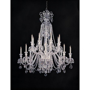 Crystal - Eight Light Chandelier In Classic Style - 56 Inches Wide By 66 Inches High