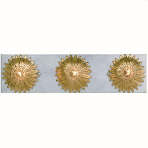 Broche 3 Light Bath Vanity In Traditional And Contemporary Style - 18 Inches Wide By 4.5 Inches High - 1333229