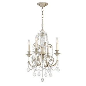 Regis - Four Light Mini Chandelier in Classic Style - 17.5 Inches Wide by 25 Inches High