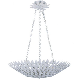 Broche - Six Light Chandelier in Timeless Style - 24.5 Inches Wide by 6 Inches High