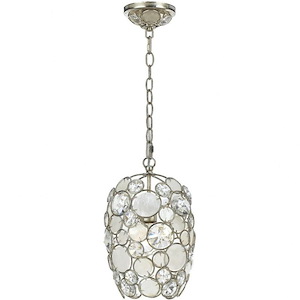 Palla - Light Mini Pendant In Classic Style - 8.5 Inches Wide By 13.75 Inches High - 1208893