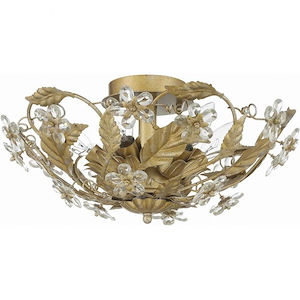 Sutton - 6 Light Ceiling Mount in Traditional and Contemporary Style - 16 Inches Wide by 8.5 Inches High - 406600