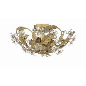 Sutton - 6 Light Ceiling Mount in Traditional and Contemporary Style - 16 Inches Wide by 8.5 Inches High