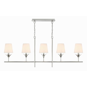 Broche - 5 Light Chandelier In Modern Style-21 Inches Tall and 53.5 Inches Wide