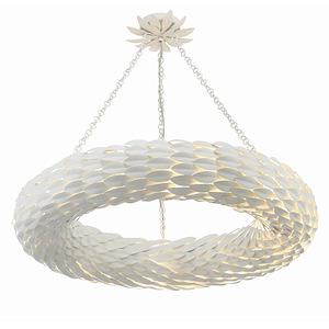 Broche - 8 Light Chandelier-5.75 Inches Tall and 33.5 Inches Wide - 1295927