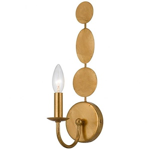 Layla - One Light Wall Sconce in Classic Style - 4.25 Inches Wide by 15.5 Inches High