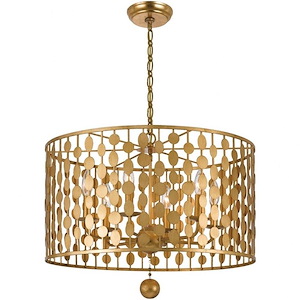 Layla - Six Light Chandelier in Classic Style - 23.75 Inches Wide by 18.7 Inches High - 467811