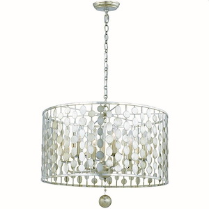 Layla - Six Light Chandelier in Classic Style - 23.75 Inches Wide by 18.7 Inches High