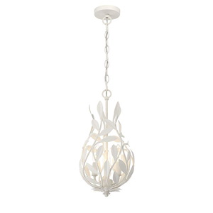Broche - 3 Light Chandelier-17.25 Inch Tall and 9 Inch Wide - 1394924