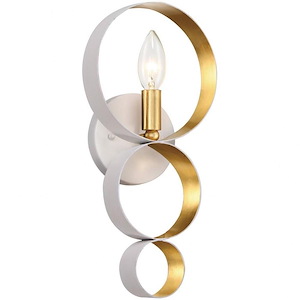 Luna - One Light Wall Sconce in Classic Style - 7 Inches Wide by 14.75 Inches High - 430212