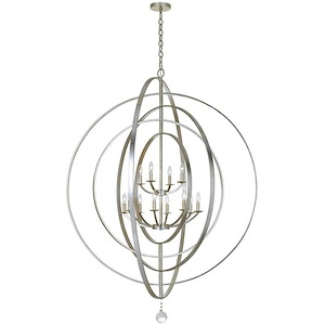 Luna - Twelve Light Chandelier in Classic Style - 60 Inches Wide by 63 Inches High