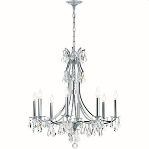 Cedar - Eight Light Chandelier in Minimalist Style - 28 Inches Wide by 29 Inches High - 1083679