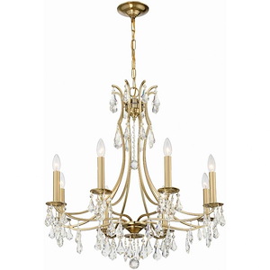 Cedar - 8 Light Chandelier-29 Inches Tall and 28 Inches Wide