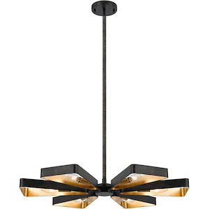 Luna - Six Light Chandelier In Classic Style - 27 Inches Wide By 46 Inches High