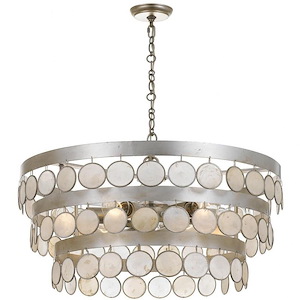 Coco - Six Light Chandelier In Traditional And Contemporary Style - 22 Inches Wide By 12 Inches High