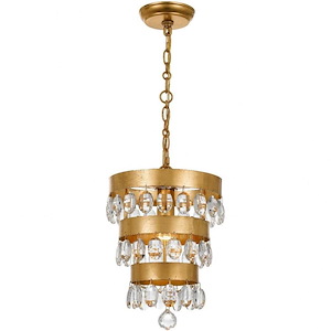 Perla - One Light Mini Chandelier in Classic Style - 10 Inches Wide by 14.25 Inches High