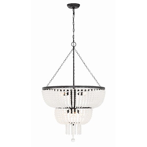 Rylee - 8 Light Chandelier in Classic Style - 24.75 Inches Wide by 37.5 Inches High