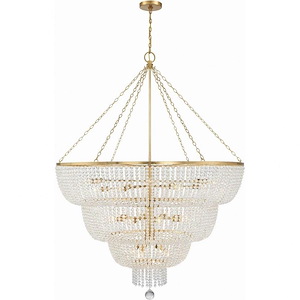 Rylee - 24 Light Chandelier-77 Inches Tall and 60 Inches Wide